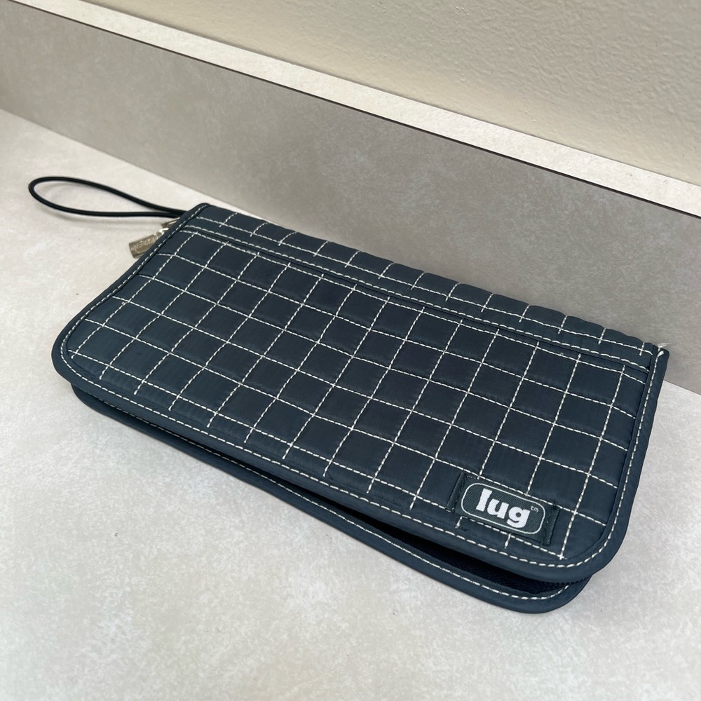 Lug Grey Travel Wallet Wristlet